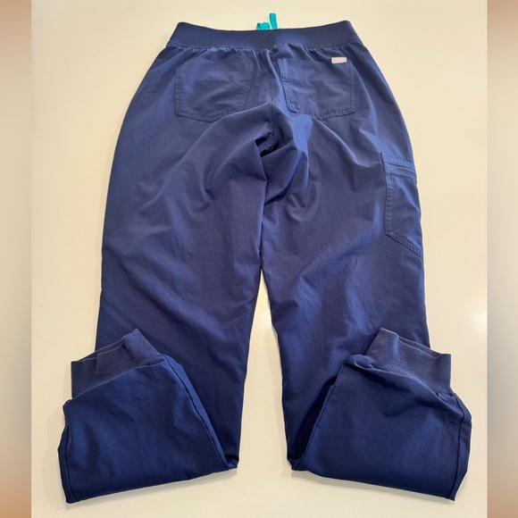 FIGS Zamora FreeX Lined Jogger Scrub Pants Navy Blue Womens Size M/T Medium Tall - Picture 2 of 10